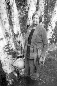 Eloise Butler in the Birch Grove