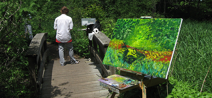 Artist in the Garden