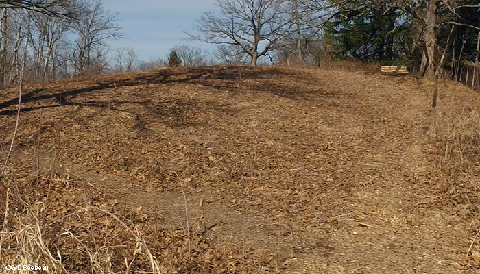 First hill before burn