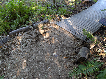 Boardwalk ending repair