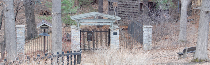 Front gate of Eloise Butler