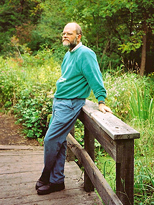 Cary George on the Mallard Pool Bridge