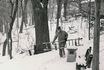 Cary in Winter Work