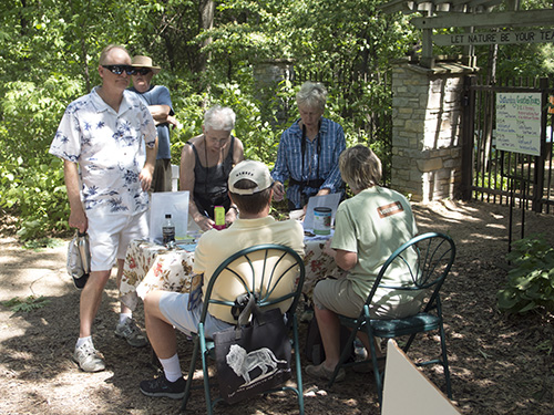 membership table at Showy Days