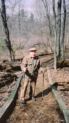 Bill Toivonen at Eloise Butler