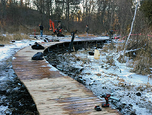 Boardwalk installation