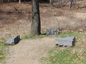 Granite Seating in the Prairie