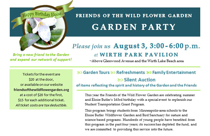 Garden Party invitation