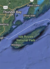 Isle Royale map