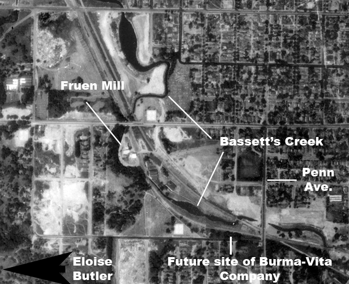 Bassett's Creek area 1937