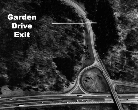 Garden exit to highway