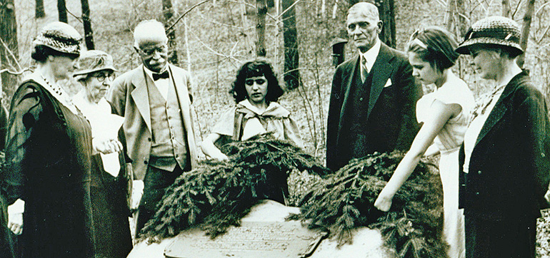 1934 tablet dedication