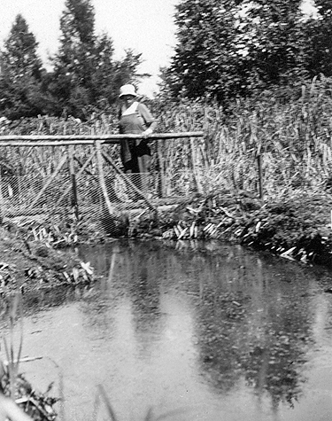 Eloise Butler at the Mallard Pool