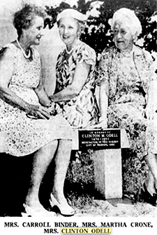 Martha Crone and Mrs. Odell