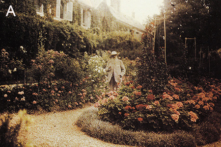 Claud Monet at Giverny