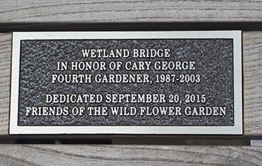 dedication plaque