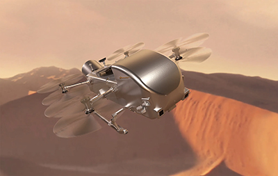 dragonfly on titan